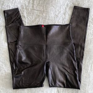 Spanx Faux Leather Leggings